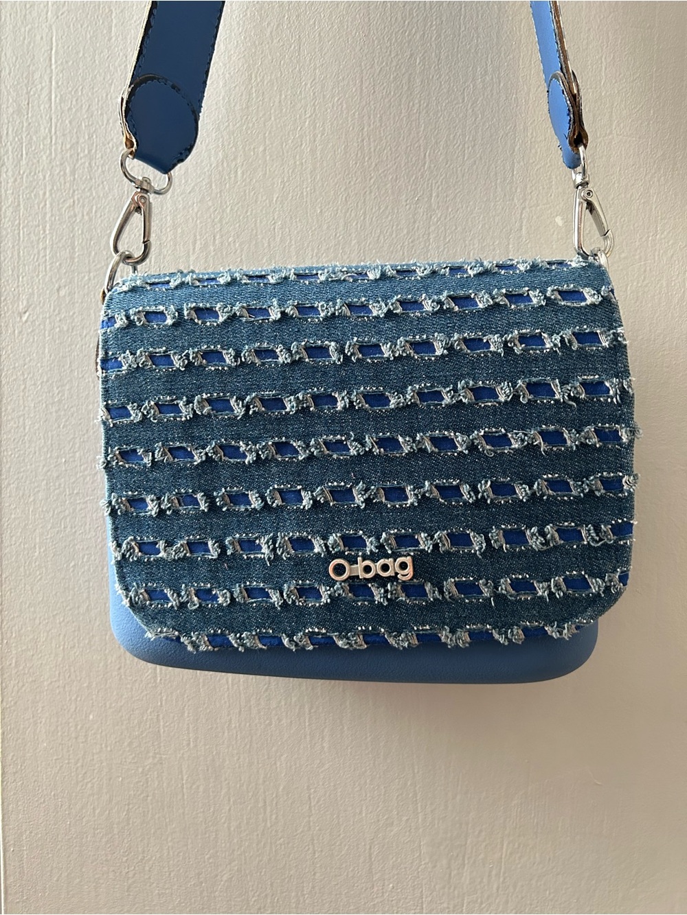 Obag Blue Denim shoulder Bag